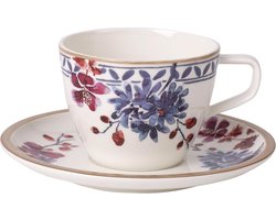 Villeroy & Boch Artesano Provencal Lavendel koffiekop+schotel
