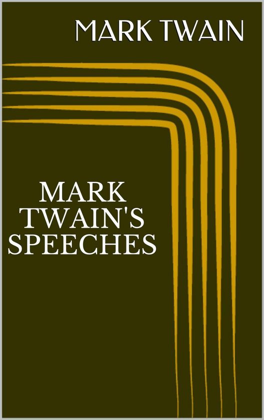 Mark Twain's Speeches - cover