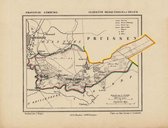 Historische kaart, plattegrond van gemeente Herkenbosch en Melick in Limburg uit 1867 door Kuyper van Kaartcadeau.com