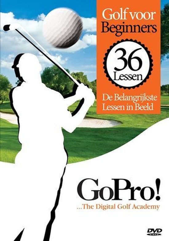 Cover van de film 'GoPro! - De 36 Belangrijkste Golflessen In Beeld Voor Beginners'