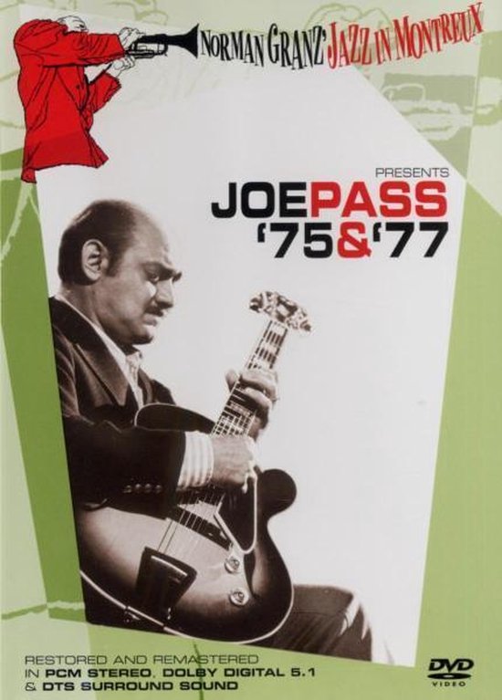 Cover van de film 'Joe Pass - Live in Montreaux 1975-'77'