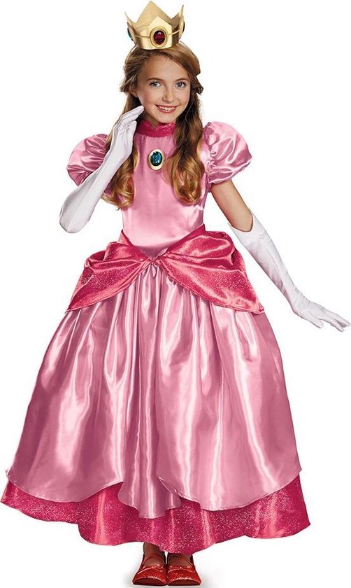 Luxe kostuum van Prinses Peach� voor meisjes - Verkleedkleding - 116/122 |  bol.com
