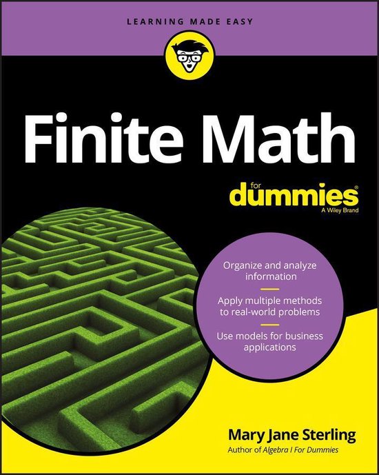 Finite Math For Dummies - cover