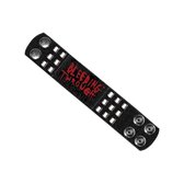 Bleeding Through Bracelet - Lederen Armband