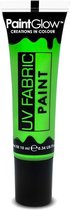 UV neon textiel verf groen - 10 ml - Paintglow