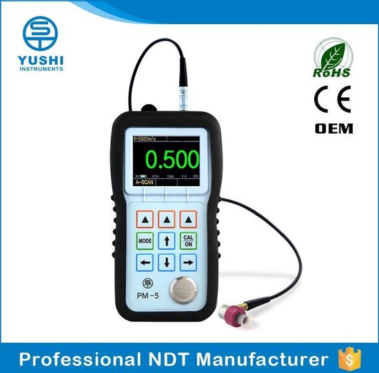 PM5 ultrasonic high Sound velocity measure range 0.25mm to 27mm