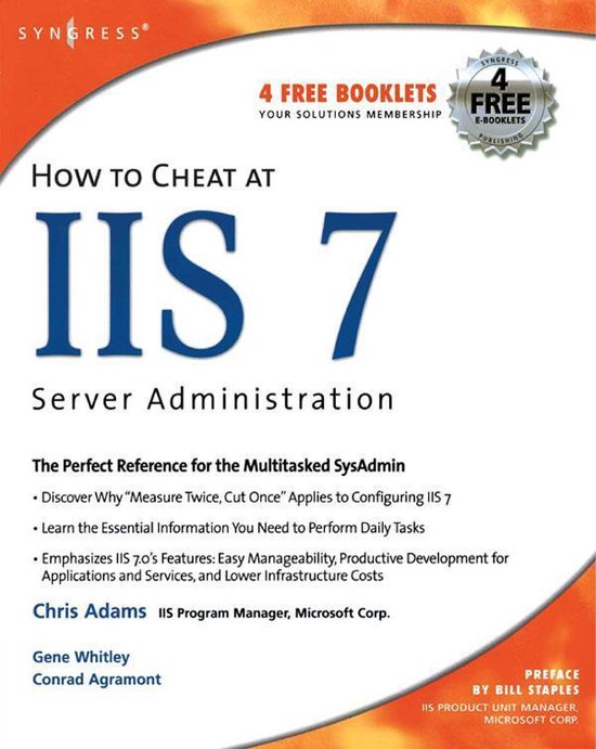 How to Cheat at IIS 7 Server Administration - cover