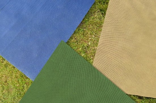 Tapis de tente - tapis de sol auvent - 430g - 250 cm de large - bleu |  bol.com