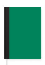 Notitieboek - Schrijfboek - Groen - Bos - Kleuren - Notitieboekje klein - A5 formaat - Schrijfblok