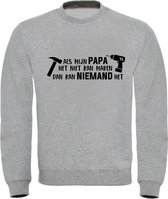 père pratique | fête des pères | papy | Unisexe | Pull | Sweat | Hoodie | Capuche | Gris