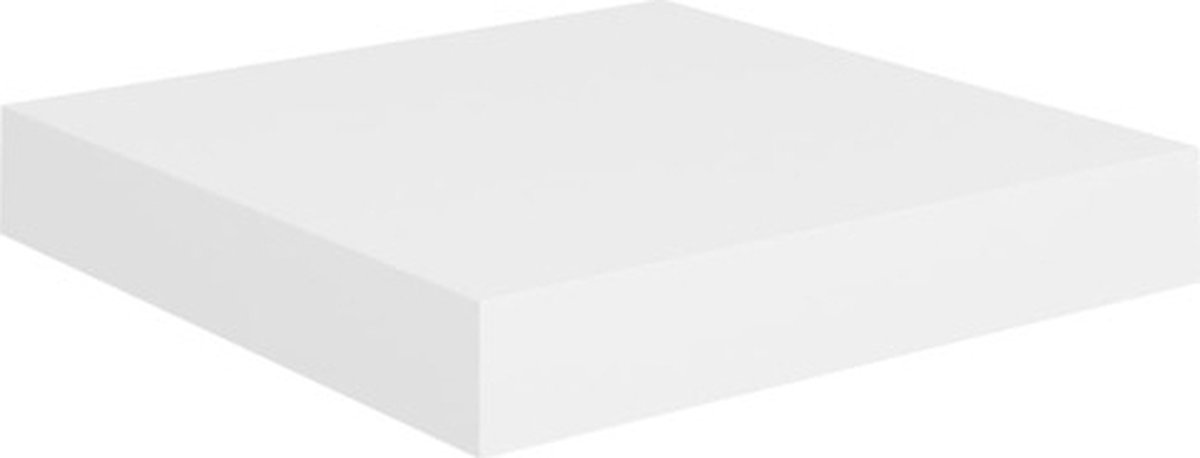 vidaXL Wandschap - zwevend - 23x23,5x3,8 - cm - MDF - wit