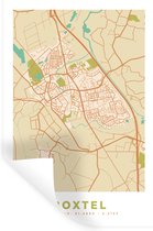 Muurstickers - Sticker Folie - Boxtel - Plattegrond - Kaart - Stadskaart - 20x30 cm - Plakfolie - Muurstickers Kinderkamer - Zelfklevend Behang - Zelfklevend behangpapier - Stickerfolie