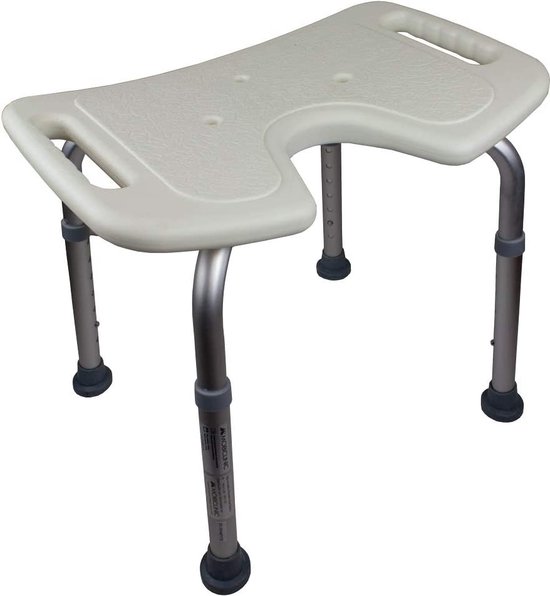 Douchekruk in hoogte verstelbaar douchestoel rechthoekig douchestoel voor senioren bol