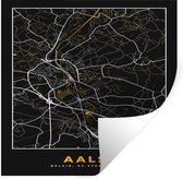 Stickers Stickers muraux - Alost - Or - Plan de la ville - Carte - Carte - 50x50 cm - Feuille adhésive