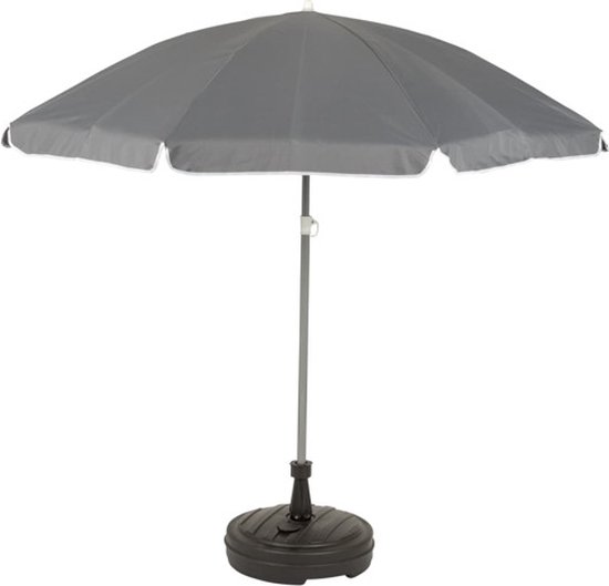 EDA - Pied de parasol - Ø 42 cm - Plastique - Anthracite | bol.com