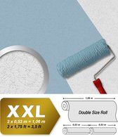 Papier peint aspect plâtre Profhome 263117-GU papier peint intissé à peindre aspect spachtelputz légèrement texturé blanc mat 26,5 m2