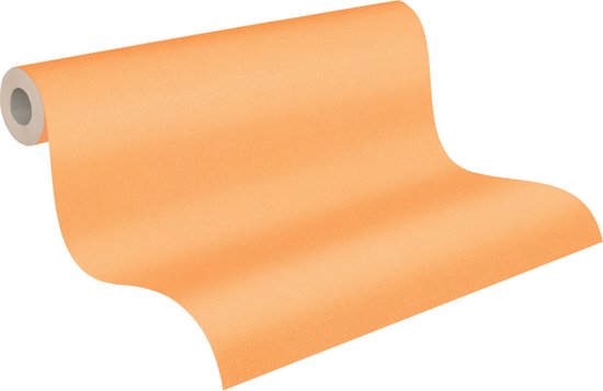 Papier peint ton sur ton Profhome 377486-GU papier peint intissé lisse tun sur ton orange mat 5,33 m2
