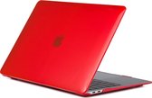 Mobigear - Laptophoes geschikt voor Apple MacBook Air 13 Inch (2018-2020) Hoes Hardshell Laptopcover MacBook Case | Mobigear Glossy - Rood - Model A1932 / A2179 / A2337