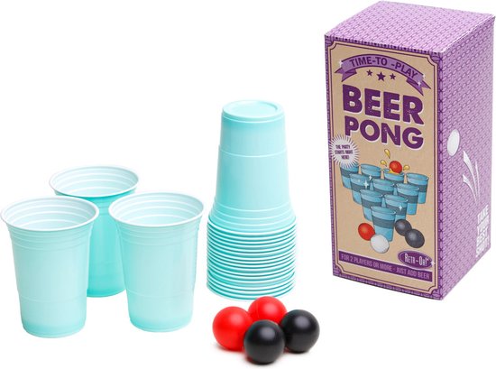 Jeu à boire Fun Pong 36pcs., 24 gobelets & 12 ba…