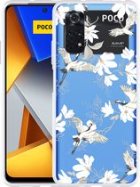 Xiaomi Poco M4 Pro Hoesje White Bird - Designed by Cazy