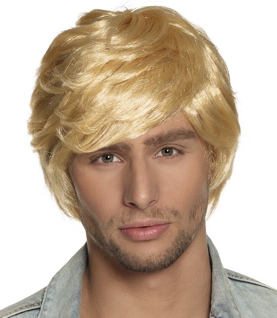 Goedkope blonde mannen pruik. | bol.com