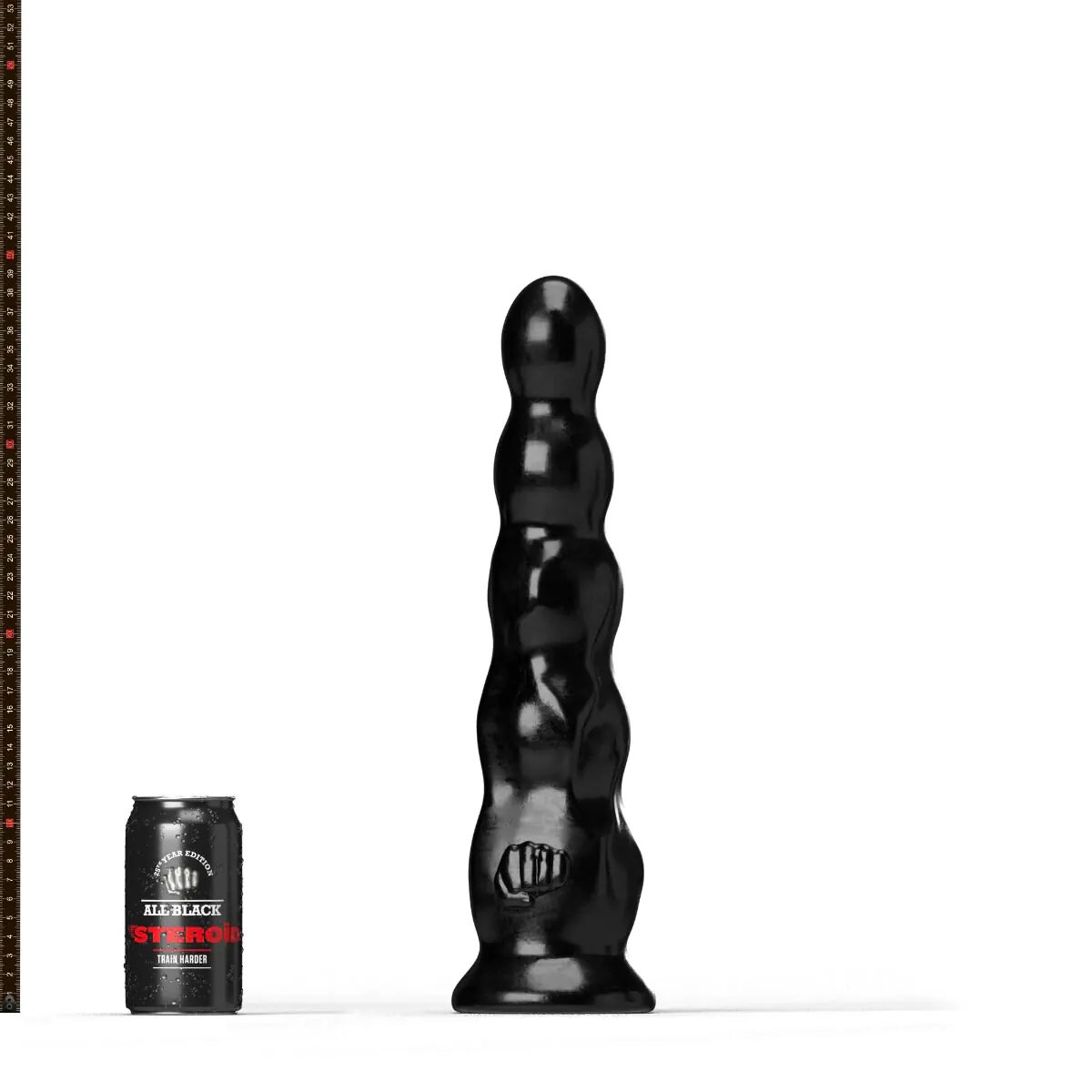 Goedkoopste All Black Steroïd - The Javelin - Dildo - 38 x 9,1 cm - zwart