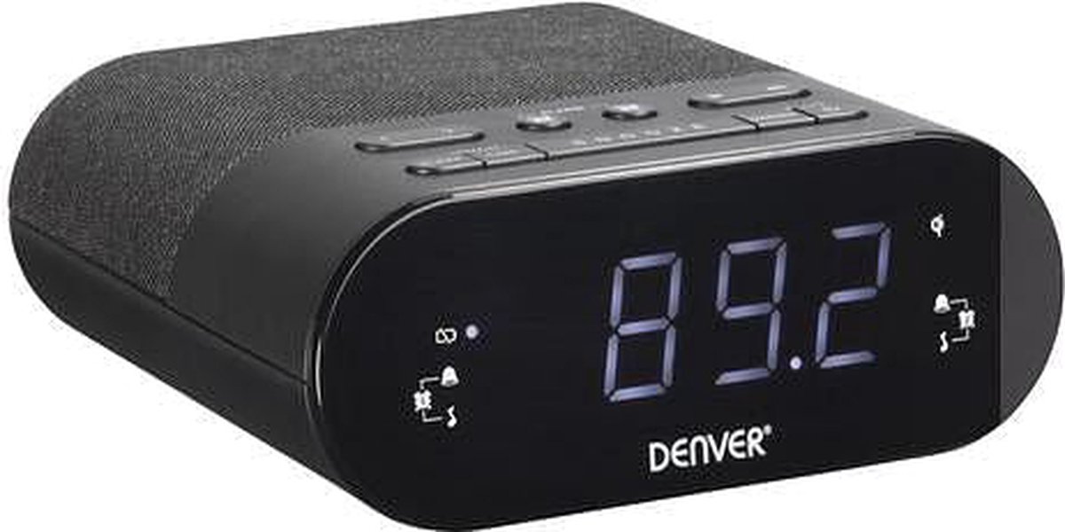 Denver CRQ-107, radio-réveil avec chargeur QI | bol.com
