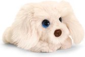 Keel Toys pluche Labradoodle wit honden knuffel 32 cm - Honden knuffeldieren - Speelgoed voor kind