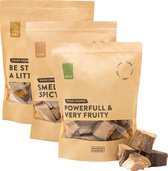 Smokin' Flavours - Rookchunks - Multipack - Eik, Appel & Hickory