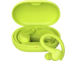 JLAB GO Sport Draadloze Oordopjes – Oortjes draadloos - Bluetooth - 35 uur speeltijd - IP55 Waterbestendig - Aanpasbare EQ3 instellingen - Hardlopen - Geel