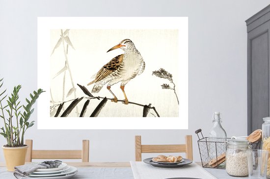 Stickers muraux - Film autocollant - Vogel - Branche - Scandinave - Japonais - 120x90 cm - Film adhésif - Stickers muraux chambre enfant - Papier peint autocollant - Papier peint autocollant - Film autocollant