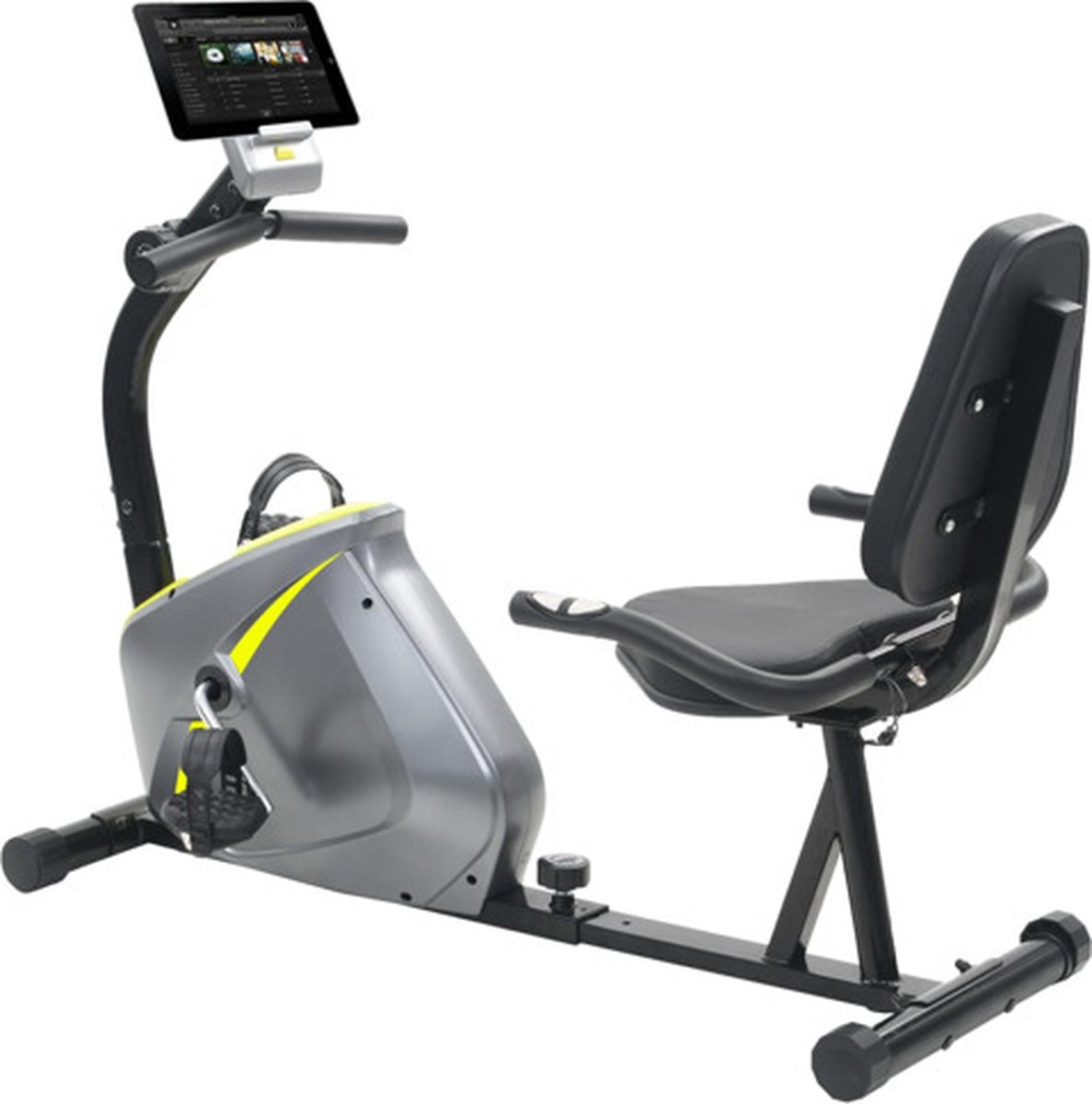 vidaXL - Ligfiets - hometrainer - magnetisch - met -