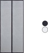 LIVARNO® magnetisch vliegengordijn 100 x 220 hordeur insectenhor balkon terras tuin deur raam zwart
