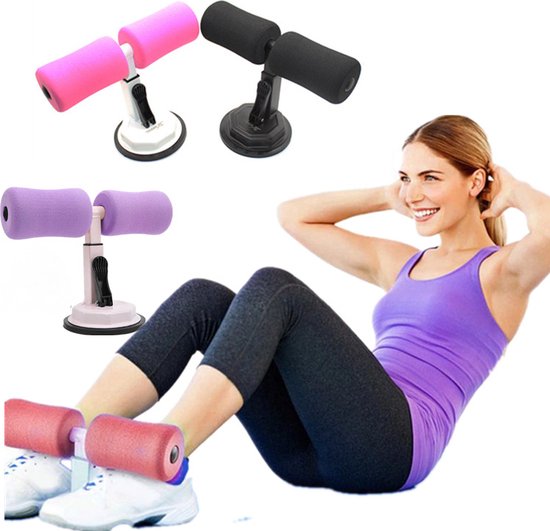 Muur Sit-up Spiertrainer, Sit Up Assistant Device Bar Voor Vloer, Wandmontage Sit Up Oefenapparatuur Voethouder Voor Thuistraining