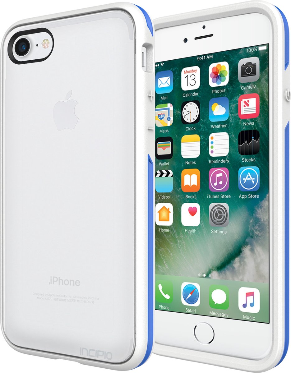 Apple iPhone SE (2022) Hoesje - Incipio - Performance Slim Serie - Hard Kunststof Backcover - Blauw - Hoesje Geschikt Voor Apple iPhone SE (2022)