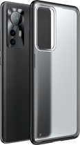 Mobigear Hoesje geschikt voor Xiaomi 12 Telefoonhoesje Hardcase | Mobigear Shockproof Backcover | Schokbestendig 12 Telefoonhoesje | Anti Shock Proof - Zwart