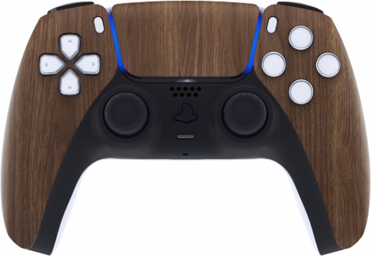 PS5 Draadloze Dualsense Controller – Full Wood Custom
