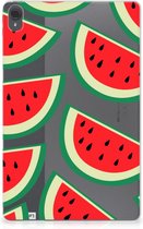 Tablethoes Lenovo Tab P11 | P11 Plus TPU Bumper Watermelons met doorzichte zijkanten