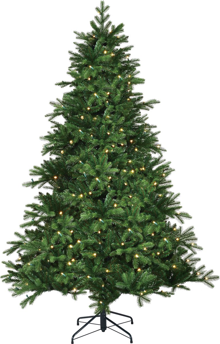 Black Box Brampton Spruce kunstkerstboom - 185 cm hoog - Met energiezuinige LED lampjes