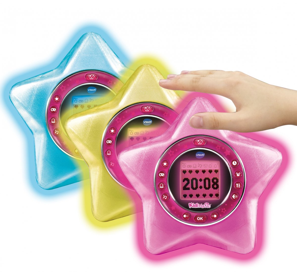 VTech KidiDreams KidiMagic Starlight - Kinderwekker Digitaal - 5 in 1 Wekker met projectie - Roze - 6 tot 12 Jaar — afbeelding 4