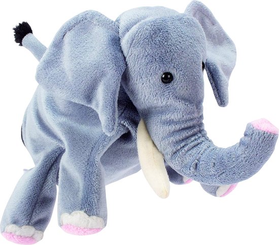 Foto: Beleduc handpop olifant ca 29 cm