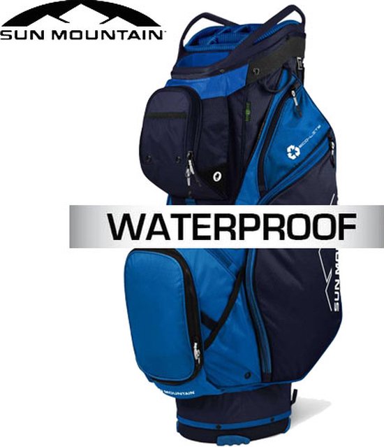 Sun Mountain Eco Lite golf cartbag - golftas (marineblauw-kobalt) | bol.com