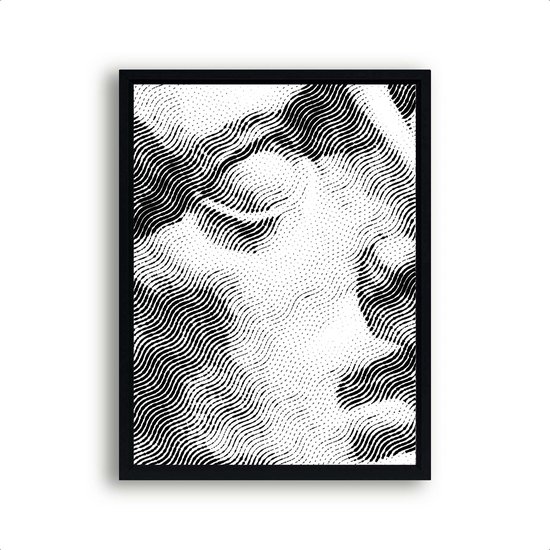 Poster griekse personage emotie nieuwsgierig / curious - emoties / Kunst / 70x50cm