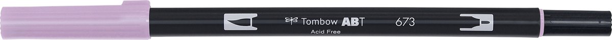 Tombow Brush pen - ABT 673 - Dual Brushpen - Orchid - Paars — afbeelding 4