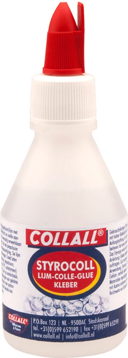 Styrocoll lijm collall 100ml | Fles a 100 milliliter