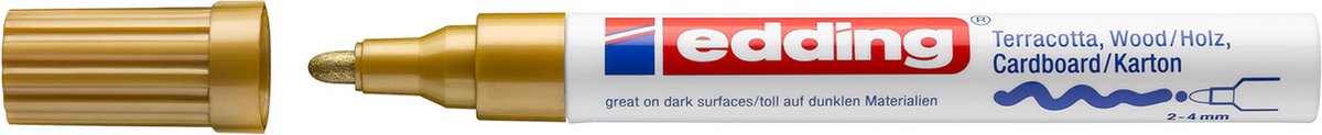 Decoratie marker Edding 4000-53 goud