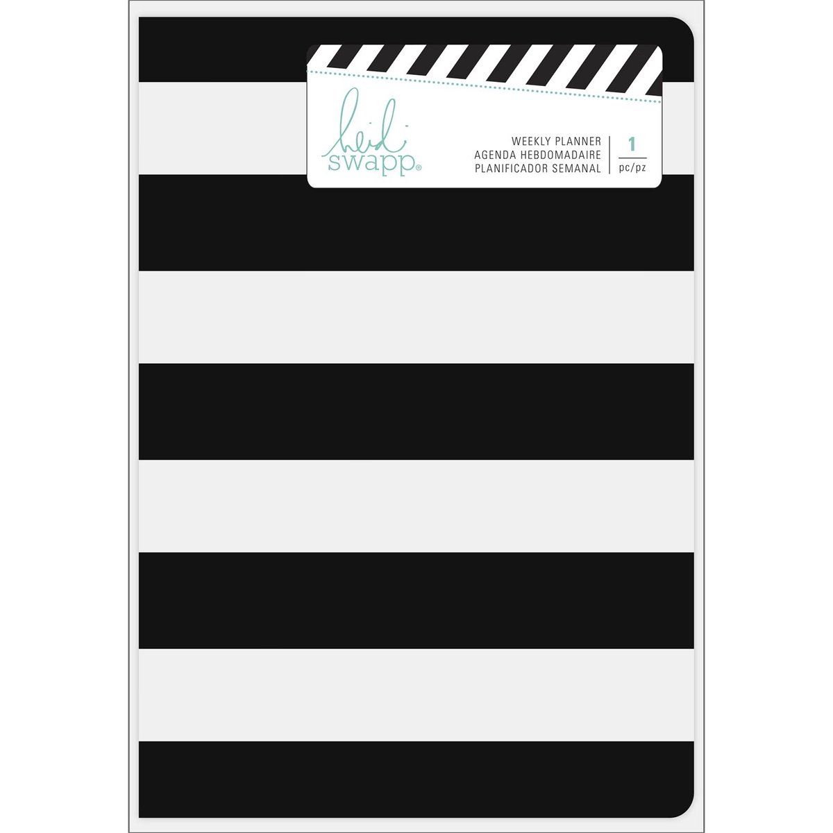 Heidi Swapp Personal planner Black & White stripe