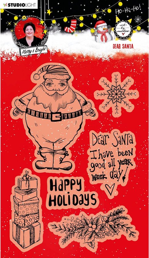 Studio Light Essentials clear stamp Christmas Dear Santa n | bol.com