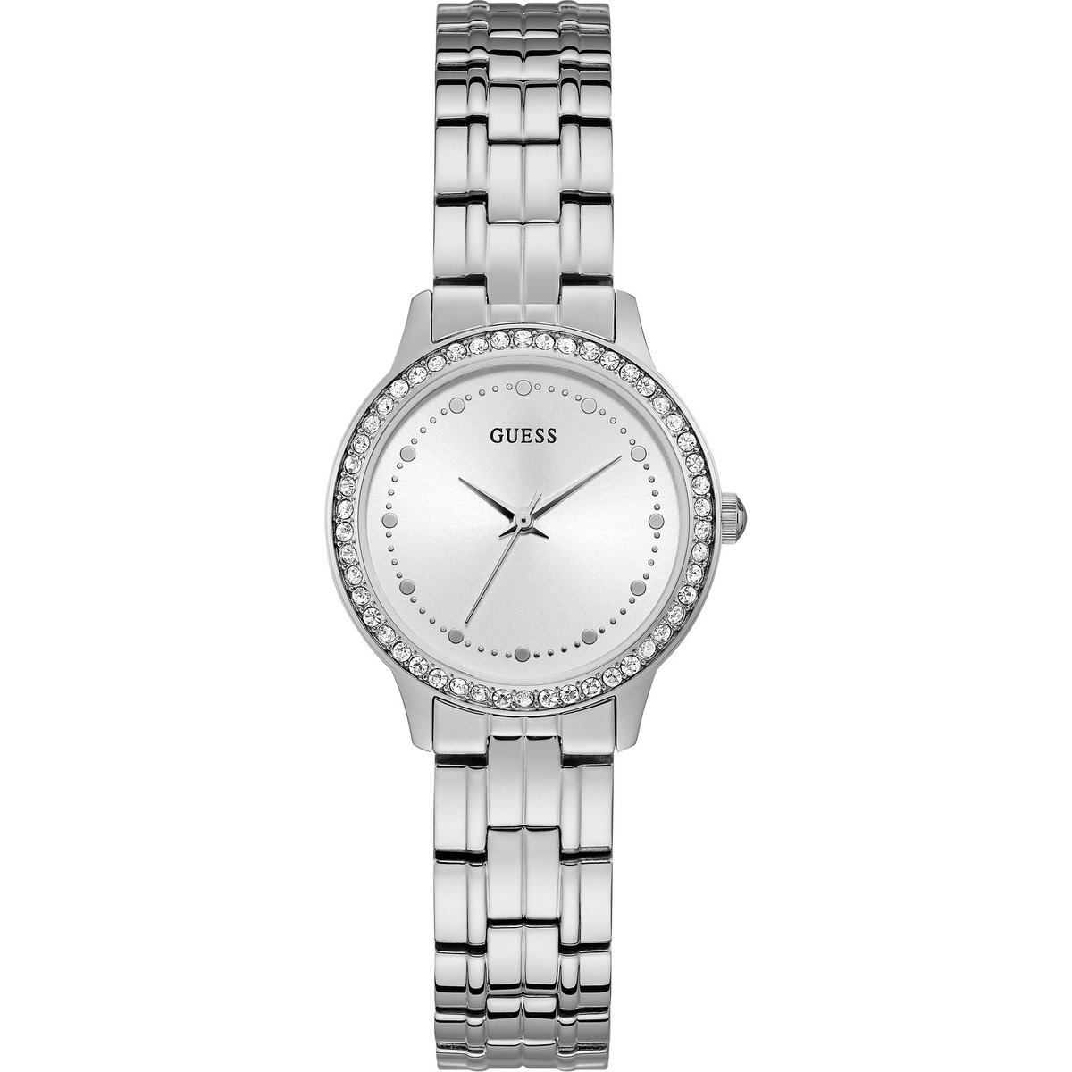 GUESS Watches W1209L1 Roestvrij staal Zilverkleurig