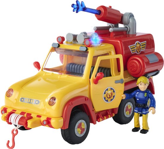Brandweerman Sam Brandweerauto Venus 2.0  met figuur - Speelgoedvoertuig - vanaf 3 jaar cadeau geven